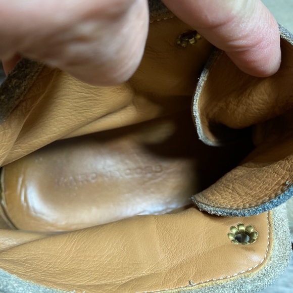 Marc Jacobs Men’sHi-top Leather Suede Sneaker Size 9 - Picture 6 of 10